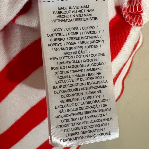 Ralph Lauren (size PL)Red White and Blue stripes Cotton Boatneck Knit Top - Picture 9 of 10